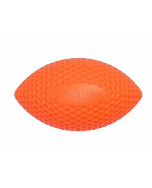 Мяч для апортировки "PitchDog" SPORTBALL, оранжевый, диаметр 9 см, длина 14 см