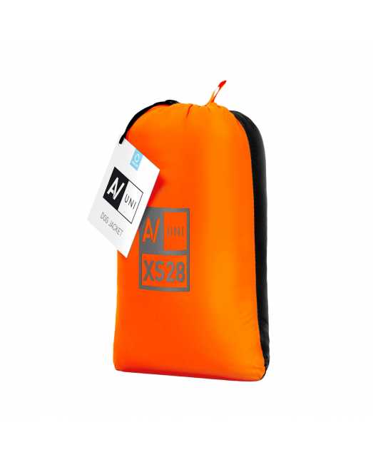 Курточка двухсторонняя AiryVest UNI, (L) дл: 52-55 см; ог: 72-85 см, ош: 49-60 см, оранжево-черная