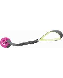 Игрушка мяч на веревке, с амортизатором, ТРR, ф 9/48 см, цвет в ассортименте