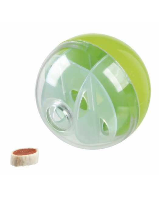 Игрушка для лакомств "Мяч", пластик, ø 5 см