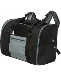 Сумка-рюкзак Connor для кошек и собак до 8 кг, 42х29х21см, нейлон, чёрный/синий