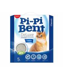 Наполнитель для кошачьего туалета "Pi-Pi-Bent", Deluxe Classic, бентонит, 5 кг